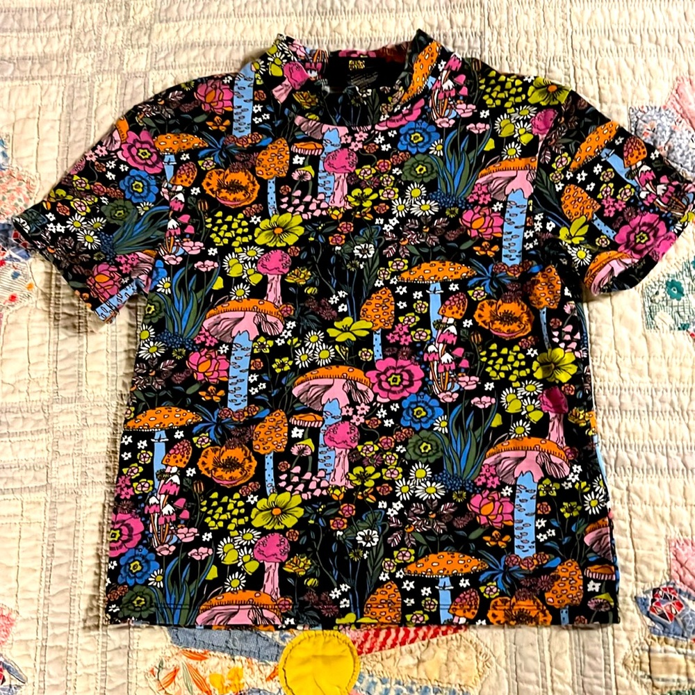 Nooworks mushroom mock neck top